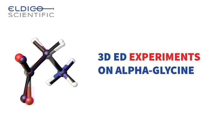 Experiments on alpha-Glycine: getting data on a beam sensitive sample