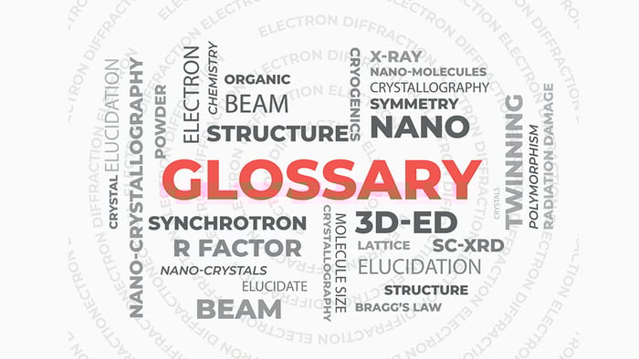 All things crystallography: introducing the ED glossary
