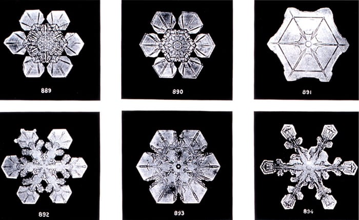 On snowflakes and crystallography