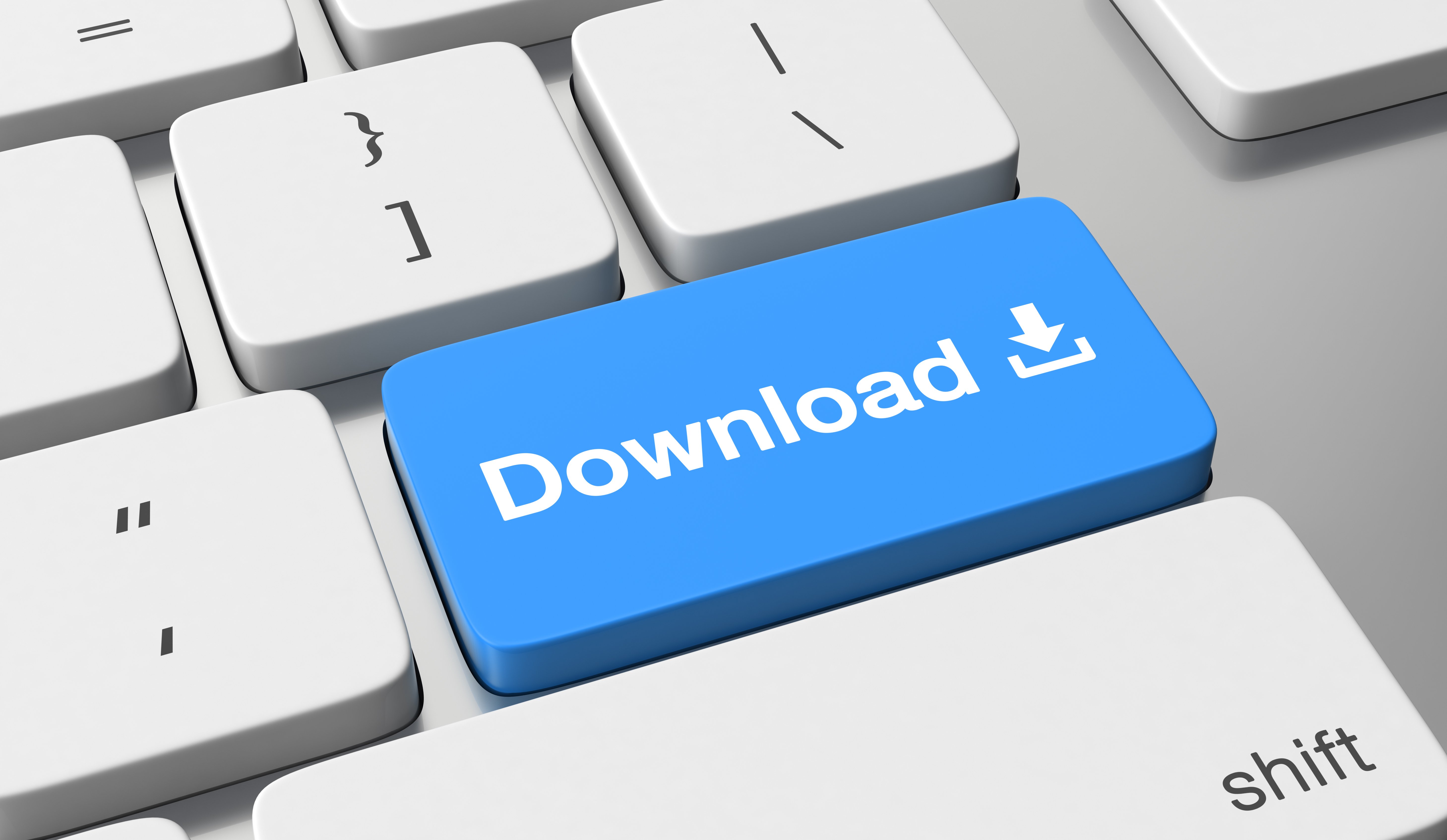 download-text-written-keyboard-button